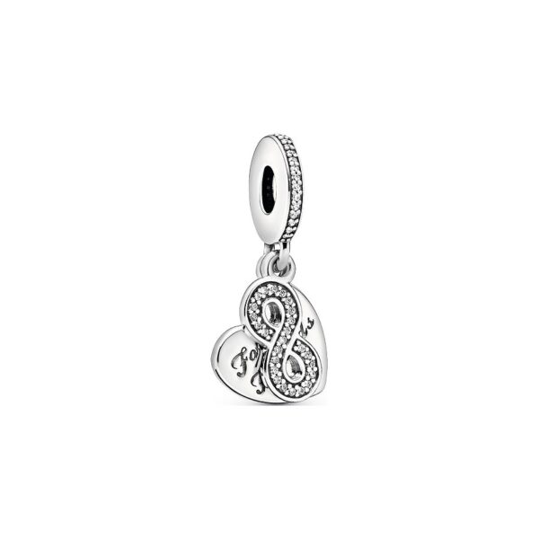 Pandora Charm Moments Forever Friends Herz 791948CZ