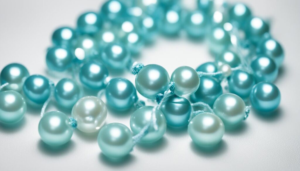 Schonende Reinigung von Perlen