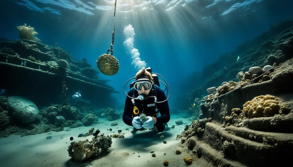 Unterwasserarchäologie Juwelfund